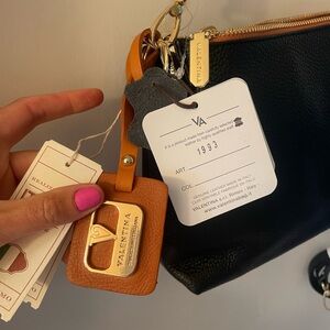 Valentina Black Leather Women's Bag